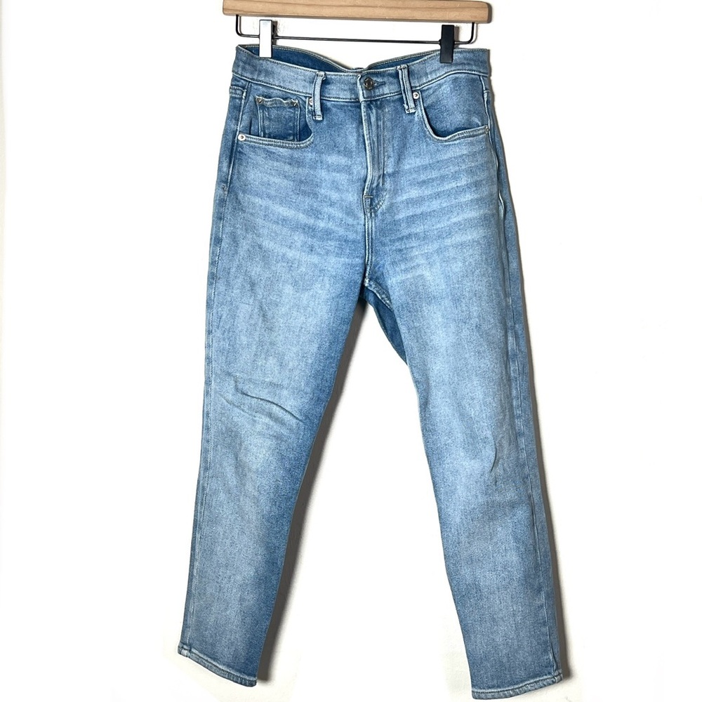 Gap light wash true skinny cropped jeans size 28 B197